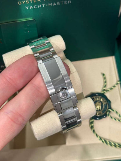 Rolex Steel and Platinum Yacht-Master  Watch - 40 MM - Oyster Bracelet - Blue Dial - 126622-0002