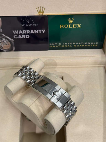 Rolex Stainless Steel GMT-Master II Watch - 40 MM - Jubilee Bracelet - Black Dial - 126710BLRO-0001
