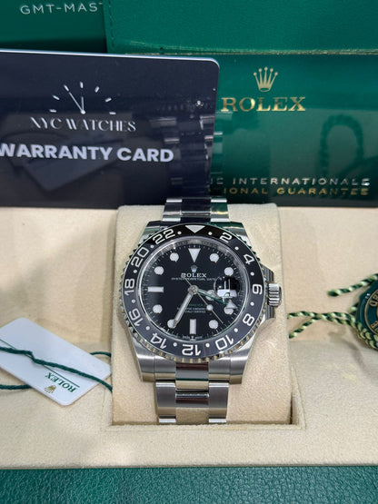 Rolex GMT-Master II “Bruce Wayne” - 40 MM - Stainless Steel - Black Dial - 126710GRNR-0004