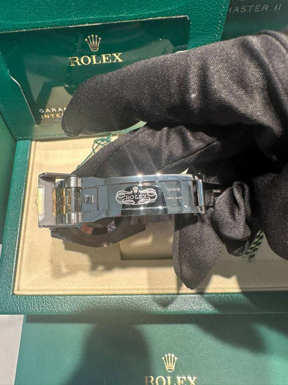 Rolex Steel and Yellow Gold Yellow Rolesor GMT-Master II Watch - 40 MM - Jubilee Bracelet - Bidirectional Rotatable Bezel - Black Dial - 126713GRNR-0001