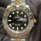 Rolex Steel and Yellow Gold Yellow Rolesor GMT-Master II Watch - 40 MM - Jubilee Bracelet - Bidirectional Rotatable Bezel - Black Dial - 126713GRNR-0001