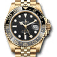 Rolex Yellow Gold GMT-Master II Watch - 40 MM - Jubilee Bracelet - Bidirectional Rotatable Bezel - Black Dial - 126718grnr bkj