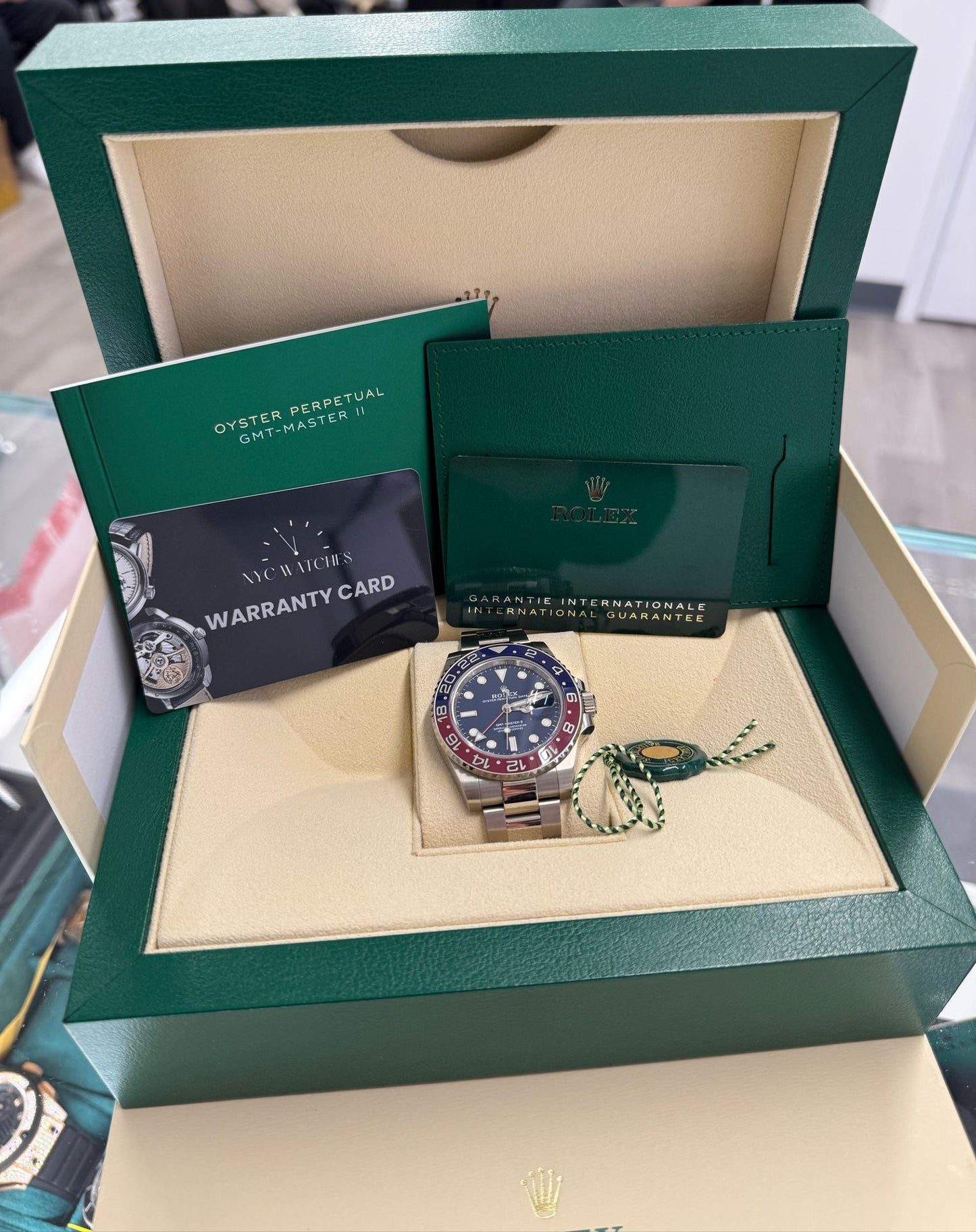 Rolex Pepsi White Gold GMT-Master II Watch - 40 MM - Oyster Bracelet - Blue Dial - 126719BLRO bl