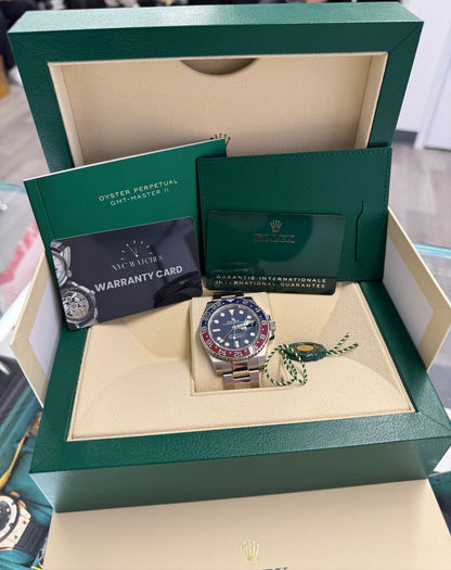 Rolex Pepsi White Gold GMT-Master II Watch - 40 MM - Oyster Bracelet - Blue Dial - 126719BLRO-0003