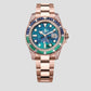 Rolex Everose Gold Chrysocolla GMT-Master II Watch - Off-Catalog - 40 MM - Oyster Bracelet - Chrysocolla Stone Dial - 126755EMSA-0003