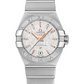 Omega Constellation Stainless Steel 27 MM - Stainless Steel Bracelet - White Silvery Dial - 127.10.27.20.02.001