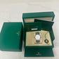Rolex Land-Dweller - 40 MM - Stainless Steel and White Gold - Honeycomb Motif White Dial - Fluted Bezel - Jubilee Bracelet - 127334-0001