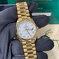 Rolex Day-Date - 36 MM - Yellow Gold - White Roman Dial - 128238 wrp