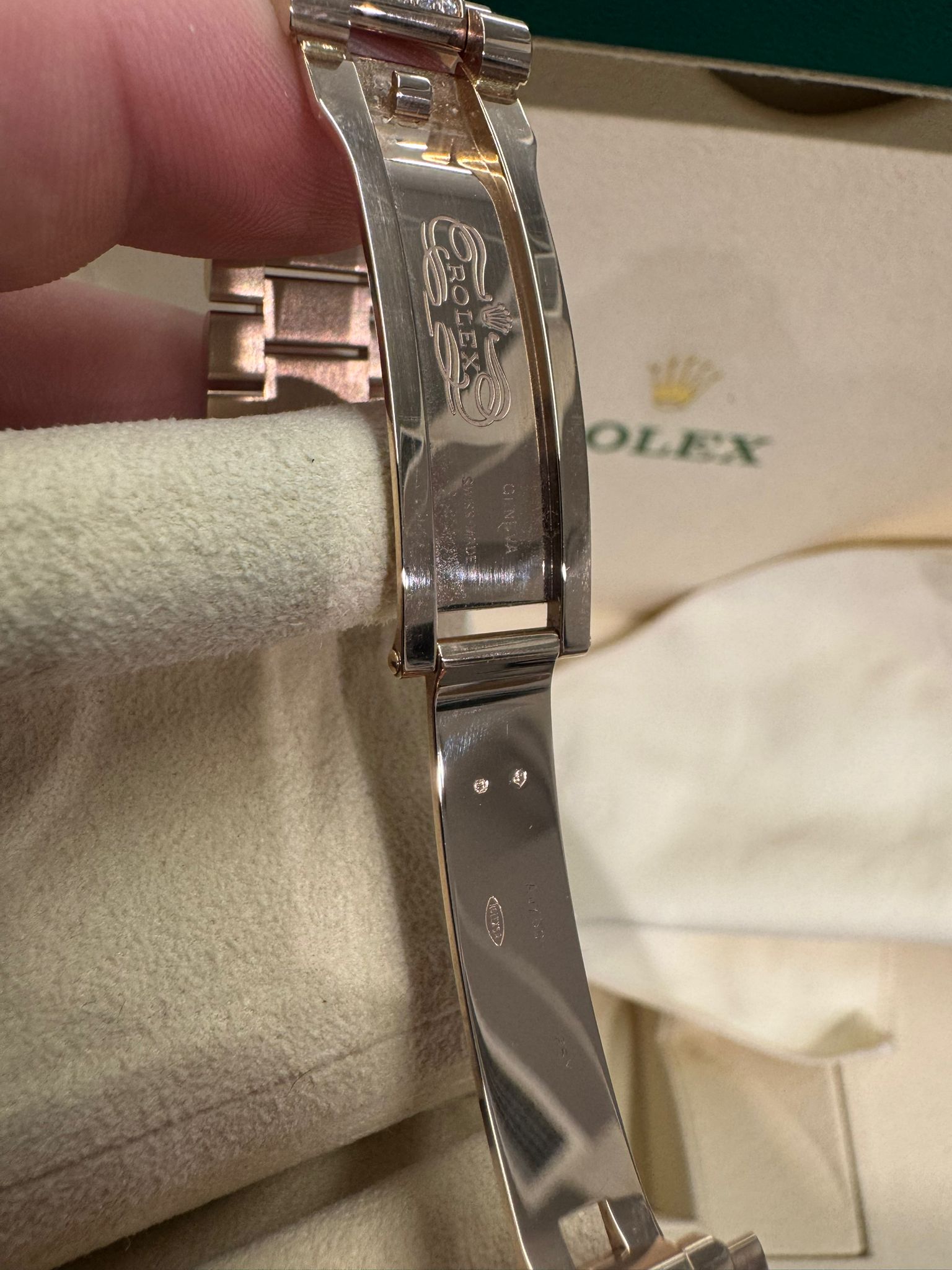 Rolex Day-Date - 36 MM - Rose Gold - Eisenkiesel Diamond Dial - Diamond Bezel - Diamond President Bracelet - 128345RBR-0045