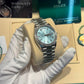Rolex Day-Date 36 - 36 MM - Platinum - Ice Blue Diamond Dial - 128396TBR-0003