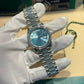 Rolex Day-Date 36 - 36 MM - Platinum - Ice Blue Diamond Dial - 128396TBR-0003