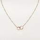 Cartier Love Necklace Diamonds - Rose Gold - B7013900