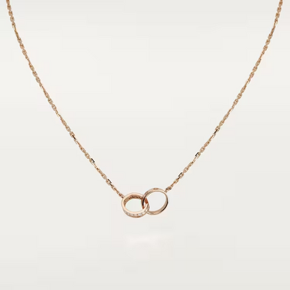 Cartier Love Necklace Diamonds - Rose Gold - B7013900