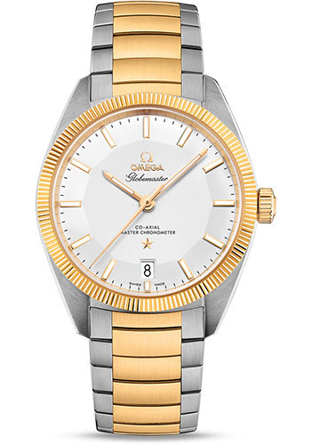 Omega Constellation Stainless Steel and Yellow Gold 39 MM - Stainless Steel and Yellow Gold Bracelet - Silvery Dial - 130.20.39.21.02.001