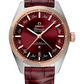 Omega Constellation Stainless Steel and Rose Gold 41 MM - Burgundy Leather Strap - Burgundy Dial - 130.23.41.22.11.001