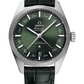 Omega Constellation Stainless Steel 41 MM - Black Leather Strap - Green Dial - 130.33.41.22.10.001