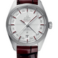 Omega Constellation Platinum 41 MM - Burgundy Leather Strap - Platinum Dial - 130.93.41.22.99.001