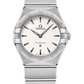 Omega Constellation Stainless Steel 28 MM - Stainless Steel Bracelet - White Silvery Dial - 131.10.28.60.02.001