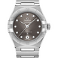 Omega Constellation Stainless Steel 29 MM - Stainless Steel Bracelet - Grey Diamond Dial - 131.10.29.20.56.001