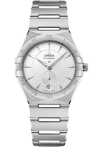 Omega Constellation Stainless Steel 34 MM - Stainless Steel Bracelet - White Silvery Dial - 131.10.34.20.02.001