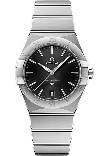 Omega Constellation Stainless Steel 36 MM - Stainless Steel Bracelet - Black Dial - 131.10.36.60.01.001