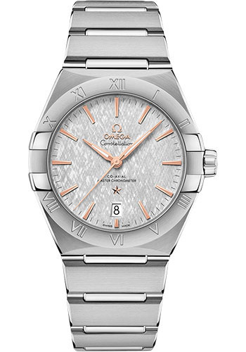 Omega Constellation Stainless Steel 39 MM - Stainless Steel Bracelet - Grey Dial - 131.10.39.20.06.001