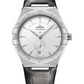 Omega Constellation Stainless Steel 34 MM - Black Leather Strap - White Silvery Dial - 131.13.34.20.02.001