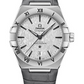 Omega Constellation Stainless Steel 39 MM - Grey Leather Strap - Grey Dial - 131.13.39.20.06.001