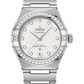 Omega Constellation Stainless Steel 29 MM - Stainless Steel Bracelet - Diamond Bezel - White Silvery Diamond Dial - 131.15.29.20.52.001