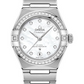 Omega Constellation Stainless Steel 29 MM - Stainless Steel Bracelet - Diamond Bezel - Mother-Of-Pearl Diamond Dial - 131.15.29.20.55.001