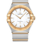 Omega Constellation Stainless Steel and Yellow Gold 28 MM - Stainless Steel and Yellow Gold Bracelet - Mother-Of-Pearl Dial - 131.20.28.60.05.002