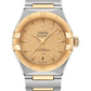 Omega Constellation Stainless Steel and Yellow Gold 29 MM - Stainless Steel and Yellow Gold Bracelet - Champagne Dial - 131.20.29.20.08.001