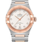 Omega Constellation Stainless Steel and Rose Gold 29 MM - Stainless Steel and Rose Gold Bracelet - White Silvery Diamond Dial - 131.20.29.20.52.001