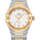 Omega Constellation Stainless Steel and Yellow Gold 29 MM - Stainless Steel and Yellow Gold Bracelet - White Silvery Diamond Dial - 131.20.29.20.52.002