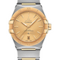 Omega Constellation Stainless Steel and Yellow Gold 36 MM - Stainless Steel and Yellow Gold Bracelet - Champagne Dial - 131.20.36.20.08.001