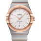 Omega Constellation Stainless Steel and Rose Gold 36 MM - Stainless Steel and Rose Gold Bracelet - Silvery Dial - 131.20.36.60.02.001