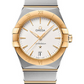 Omega Constellation Stainless Steel and Yellow Gold 36 MM - Stainless Steel and Yellow Gold Bracelet - Opaline Silvery Dial - 131.20.36.60.02.002