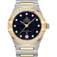 Omega Constellation Stainless Steel and Yellow Gold 29 MM - Stainless Steel and Yellow Gold Bracelet - Diamond Bezel - Blue Diamond Dial - 131.25.29.20.53.001