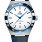 Omega Constellation Stainless Steel 41 MM - Blue Leather Strap - White Dial - 131.33.41.21.04.001