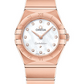 Omega Constellation Rose Gold 25 MM - Rose Gold Bracelet - Mother-Of-Pearl Diamond Dial - 131.50.25.60.55.001