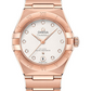 Omega Constellation Rose Gold 29 MM - Rose Gold Bracelet - White Silvery Diamond Dial - 131.50.29.20.52.001