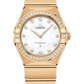 Omega Constellation Yellow Gold 28 MM - Yellow Gold Bracelet - Diamond Bezel - Mother-Of-Pearl Diamond Dial - 131.55.28.60.55.002