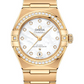 Omega Constellation Yellow Gold 29 MM - Yellow Gold Bracelet - Diamond Bezel - Pearled Mother-Of-Pearl Diamond Dial - 131.55.29.20.55.002