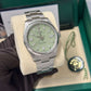 Rolex Oyster Perpetual - Stainless Steel - 41 MM - Oyster Bracelet - Pistachio Dial - Domed Bezel - 134300-0006