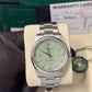 Rolex Oyster Perpetual - Stainless Steel - 41 MM - Oyster Bracelet - Pistachio Dial - Domed Bezel - 134300-0006