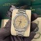 Rolex Oyster Perpetual - Stainless Steel - 41 MM - Oyster Bracelet - Beige Dial - Domed Bezel - 134300-0007