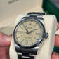 Rolex Oyster Perpetual - Stainless Steel - 41 MM - Oyster Bracelet - Beige Dial - Domed Bezel - 134300-0007