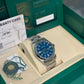 Rolex Oyster Perpetual - Stainless Steel - 41 MM - Oyster Bracelet - Med Blue Dial - Domed Bezel - 134300-0009