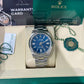 Rolex Oyster Perpetual - Stainless Steel - 41 MM - Oyster Bracelet - Med Blue Dial - Domed Bezel - 134300-0009