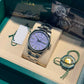 Rolex Oyster Perpetual - Stainless Steel - 41 MM - Oyster Bracelet - Lavender Dial - Domed Bezel - 134300-0012
